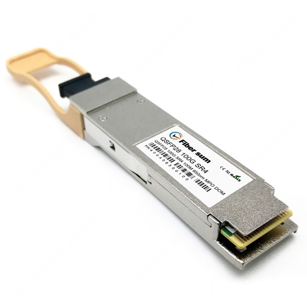 Generic QSFP28-100GB-SR Compatible QSFP28 100GBase-SR4 100M 850nm MPO Connector MMF DOM MSA Compliant
